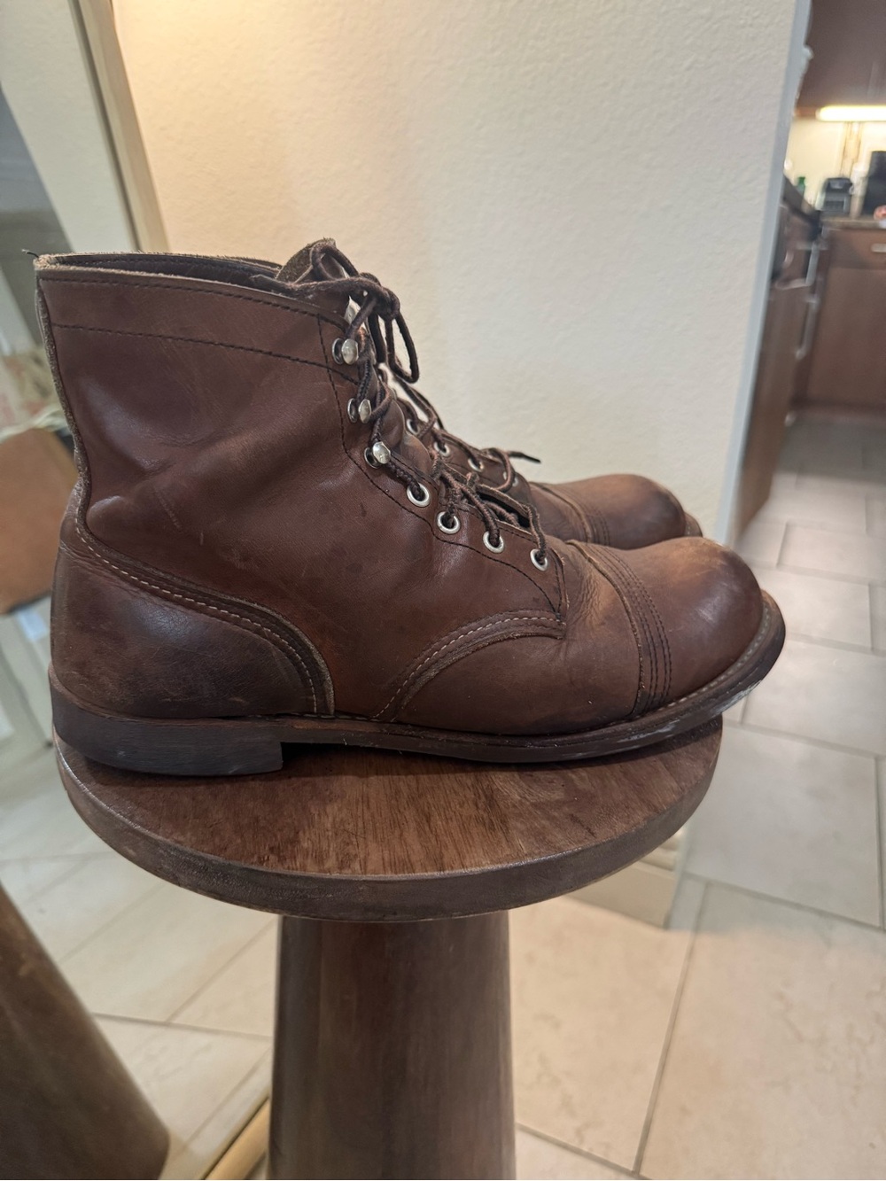 Red Wing Iron Ranger Boots – Men’s 10.5 EE (Wide) – Dark Brown - Picture 6 of 6